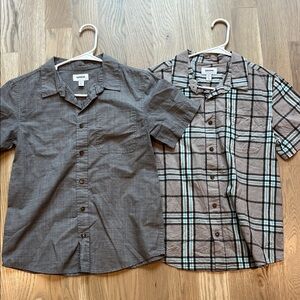Bundle of two boys XL button down shirts